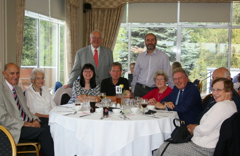 Rt Hon David Evennett with Association members