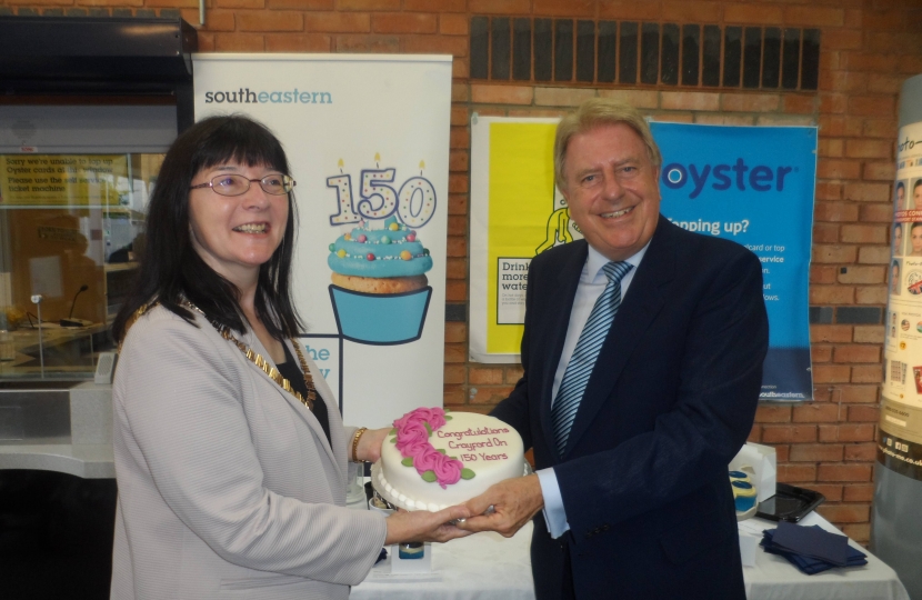 Bexley's Mayor, Cllr Eileen Pallen, and Rt Hon David Evennett MP