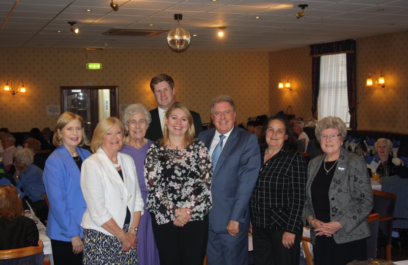 Rt Hon Karen Bradley with guests