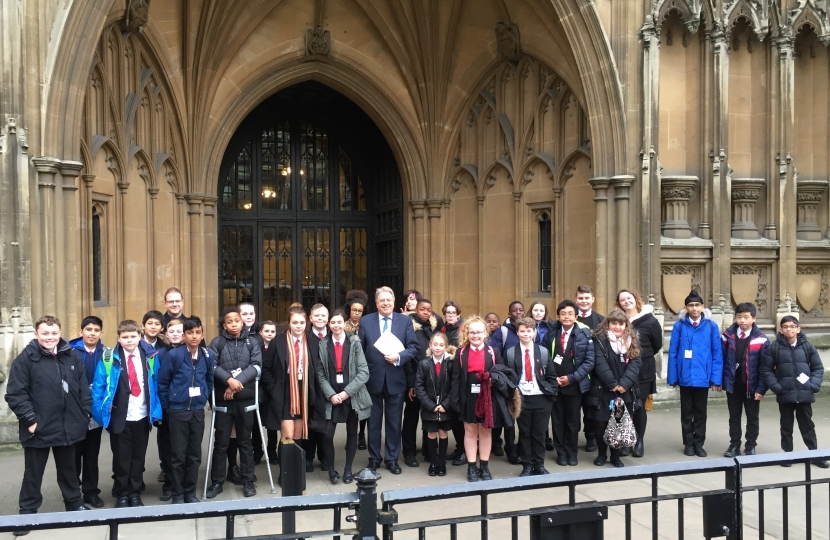 Pupils from Welling School visit Parliament