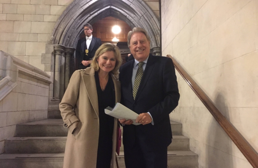 David Evennett Justine Greening