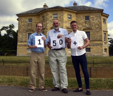 Association Chairman celebrating: (l to r) Simon Windle (Bexleyheath & Crayford), Cllr John Davey (Erith & Thamesmead) and Cllr Rob Leitch (Old Bexley & Sidcup)