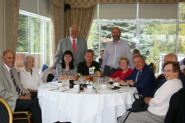 Rt Hon David Evennett with Association members