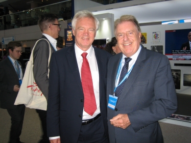 Rt Hon David Davis MP with David Evennett