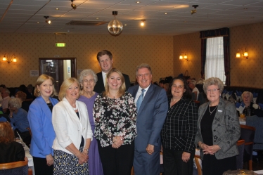 Rt Hon Karen Bradley with guests