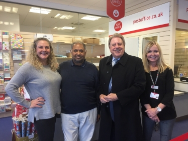 Crayford Post Office visit December 2017