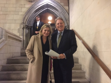 David Evennett Justine Greening